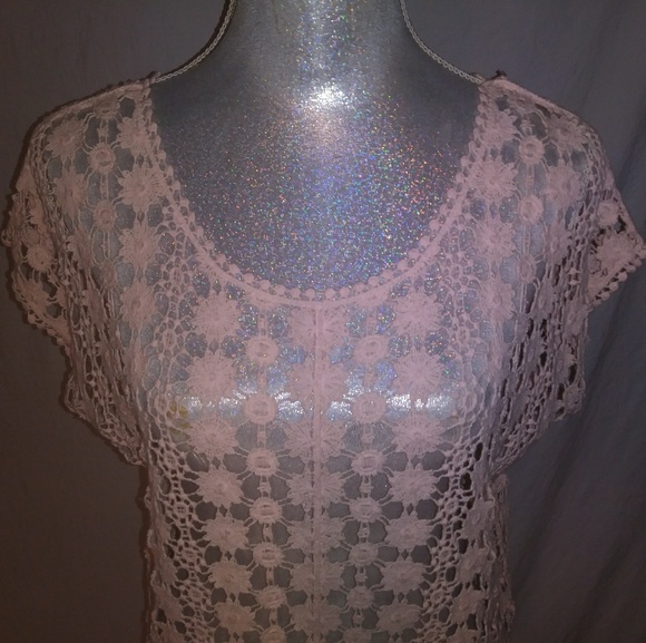 NWT Lauren Conrad knitted Lite Pink Shirt - Picture 2 of 8